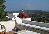 Village house, Chora, Patmos, Greece - View from the roof terrace